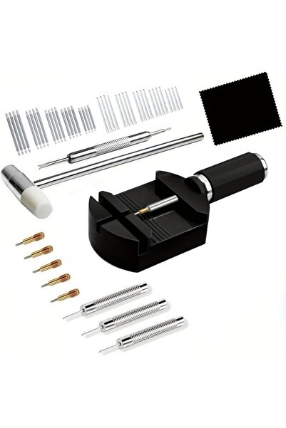 Choice طقم أدوات إصلاح ساعات احترافي فاخر مكون من 52 قطعة، يشمل مكابس تثبيت ا...