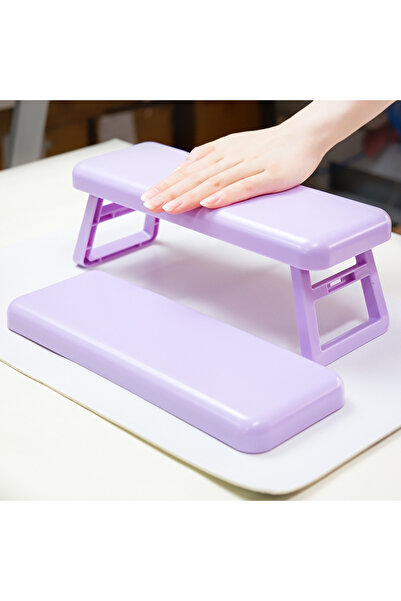 Choice purple Folding Nail Hand Manicure Rest Arm Stand Pillow Cushion Holder...
