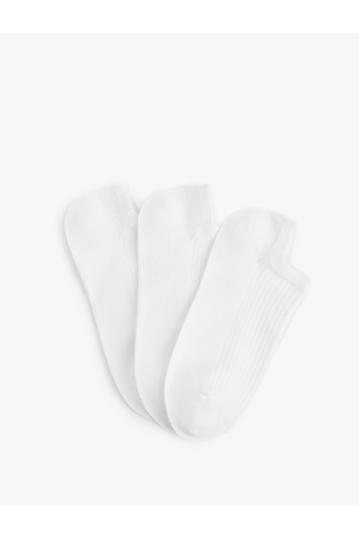 Koton Set of 3 Basic Cotton Invisible Socks