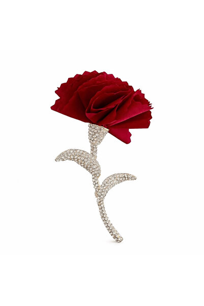 neslyaccessories Velvet rose stone brooch