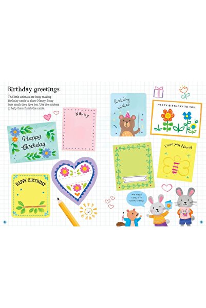 Usborne Little First Stickers Love and Friendshi