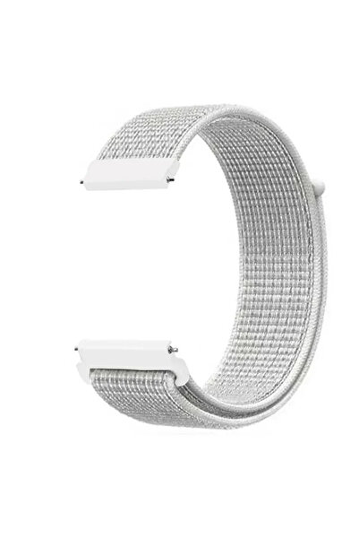 Choice60 سوار أبيض عاكس بعرض 22 مم لساعة كوروس بيس 3 الرياضية المصنوعة من الن...