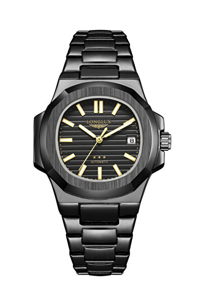 Choice1 8057LG Black Men automatic watch business date mechanical watches wat...