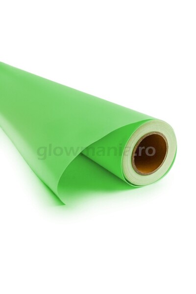 OEM Folie de vinil fosforescentă de culoare neon, verde, lățime 1 cm