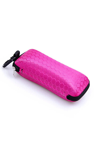 Choice1 Pink Honeycomb Glasses Case Storage Box Zipper Spectacle Case Sunglas...