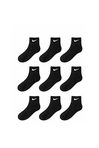 Nike Комплект чорапи за ежедневни тренировки - 9 чифта, черни, размер S