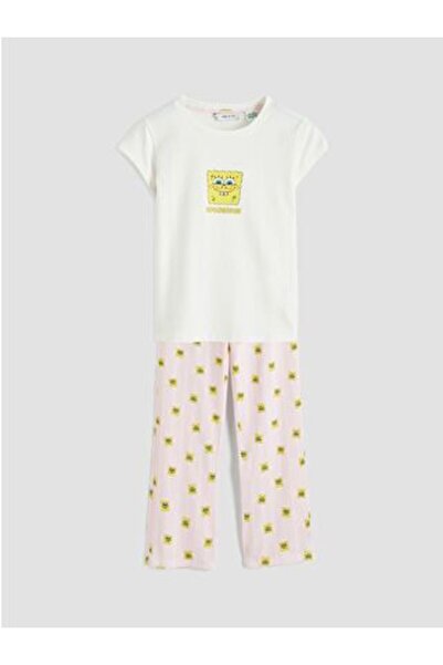 LC Waikiki Spongebob Printed Women's Pajama Set