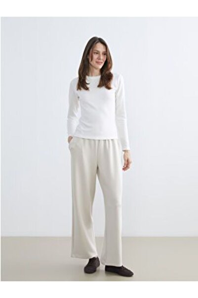 LC Waikiki Soft Touch Women's Sweatpants with Elastic Waist