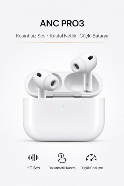 Maybax 2026 Yeni Nesil ANC PRO3 Gürültü Engelleme Kulakiçi Silikonlu Kulaklık...