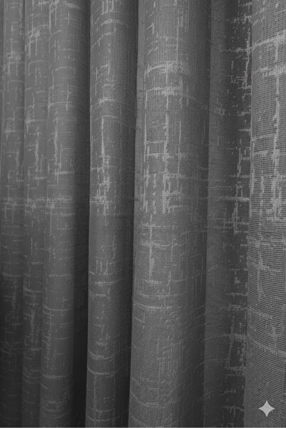 farbateks Ft Gray Kayonik Sporty Youth Style Pattern New Design Tulle 2 Layer...