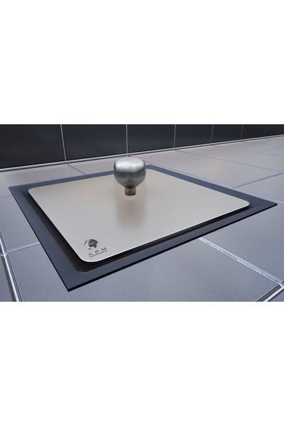 APM GİDER KAPAĞI AISI 304 KALİTE PASLANMAZ ÇELİK - KARE 8,5 X 8,5 CM