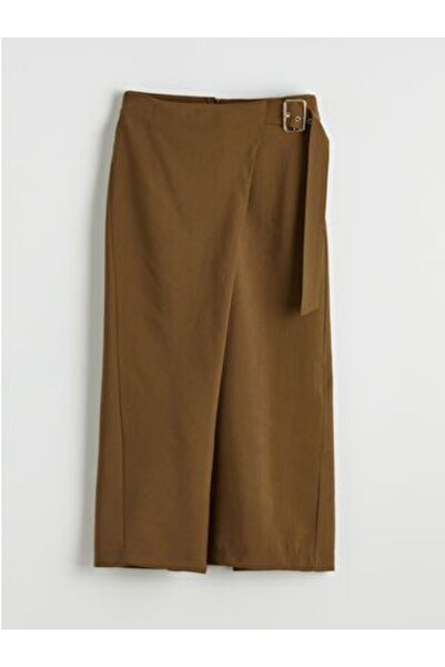 LC Waikiki Belted Skirt with Buckle Detail