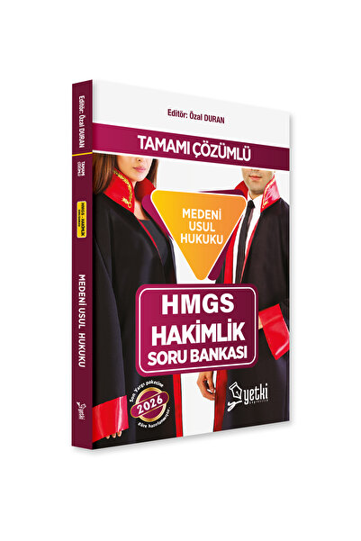 Yetki Yayıncılık MEDENİ USUL HUKUKU HMGS VE HAKİMLİK SORU BANKASI 2026
