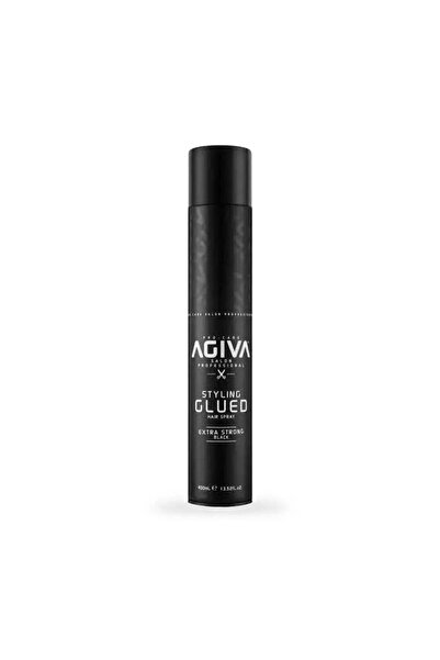 Agiva Spray de coafat extra puternic negru - Glued 400 ml