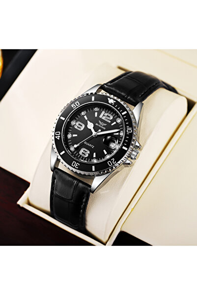 Choice1 black Men Casual Sport Military Quartz Calendar Wrist Watch for Man B...