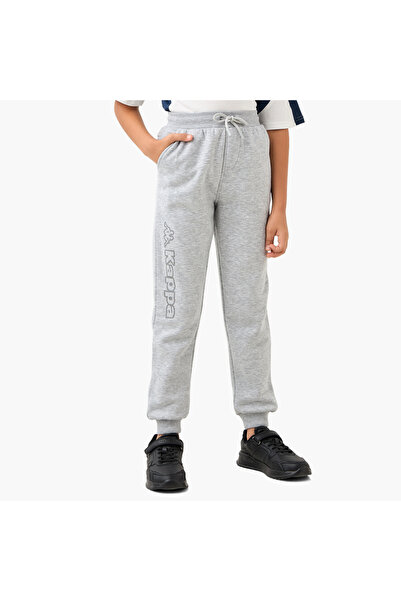 Kappa Logo Print Joggers with Pockets