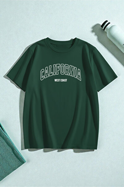 uyguntarz Unisex West Coast Printed Oversize T-shirt