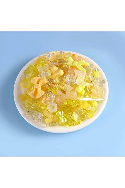 choice2 Yellow 1bag Mixing Style Candy Color Acrylic Beads For DIY Handmade B...