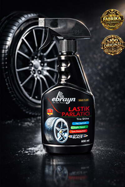 Ebrayn Premium Oto Araba Lastik Parlatıcı Sprey Lastik Parlatma Spreyi 500ml