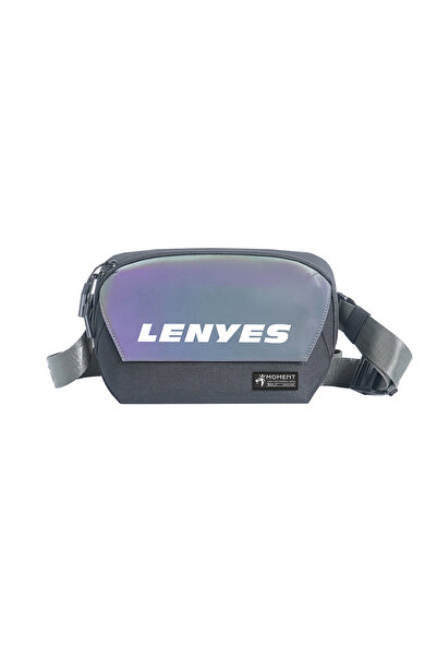 Lenyes حقيبة LB713 Dazzling Crossbody متعددة الأغراض مقاومة للماء باللون الأسود