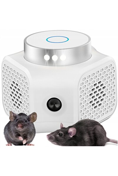 zola Υπερηχητικό απωθητικό τρωκτικών/εντόμων, 120 m², 4 λειτουργίες, 2,7W, λευκό