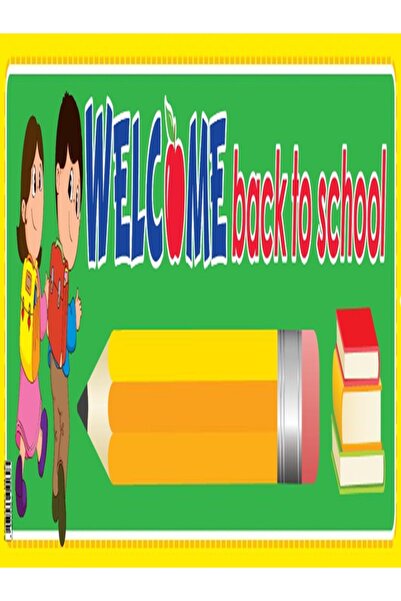 123Publishing House Welcome Back To School – Banner in English