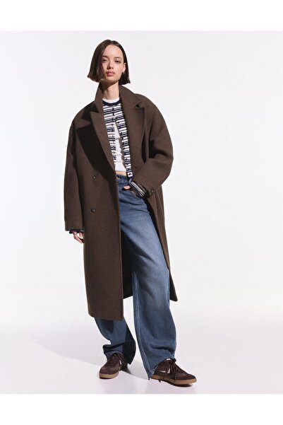 Buti Allbucks Bersh Low Shoulder Long Coat Abbrs3774