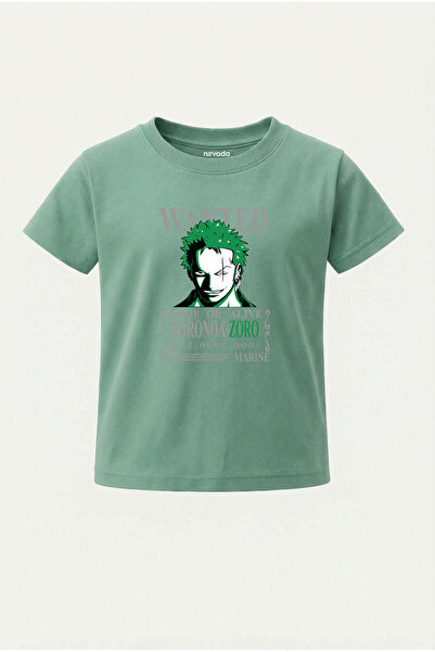 nirvoda Tricou pentru copii Wanted Roronoa Zoro Tricou pentru copii cu imprim...