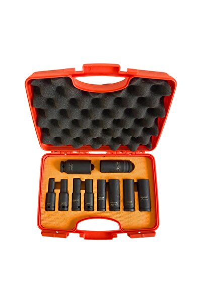GRAYZER Rico 007-Rc2325 1/2 Air Deep Socket Set 6 Corner 10 Pieces