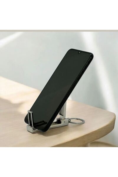 HER ŞEY NOTA www.herseynota.com Folding Phone Holder Keychain – Portable Meta...