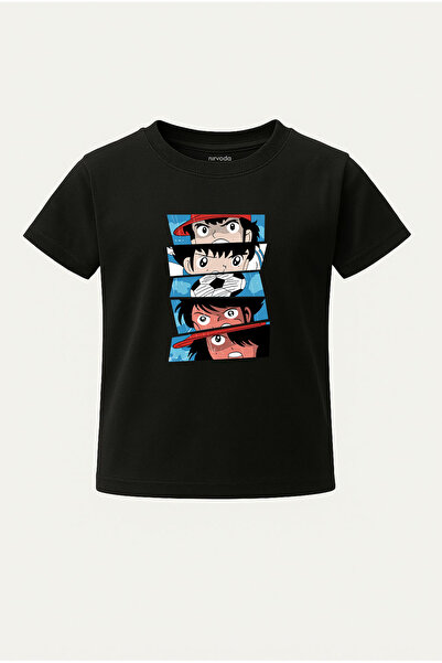 nirvoda Children's T-Shirt Tsubasa Printed Kids T-Shirt