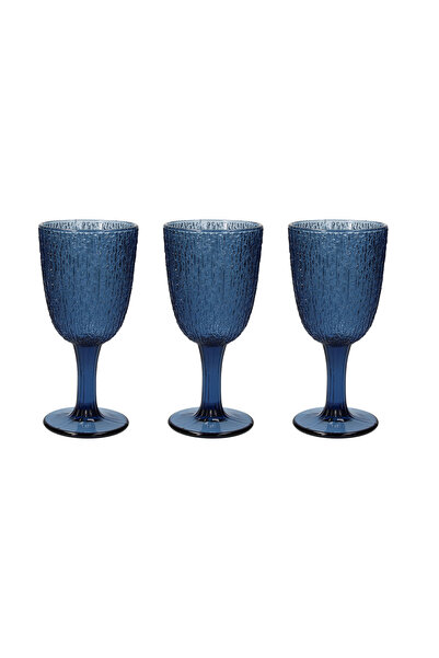 Tognana Davor Set of 3 Wine Goblets 250ml – Premium Blue