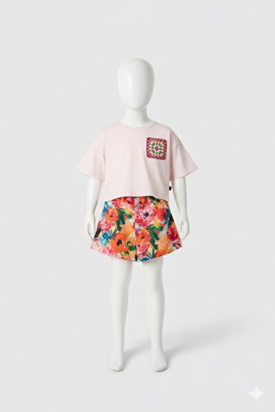 Sisley تيشيرت بناتي أبيض