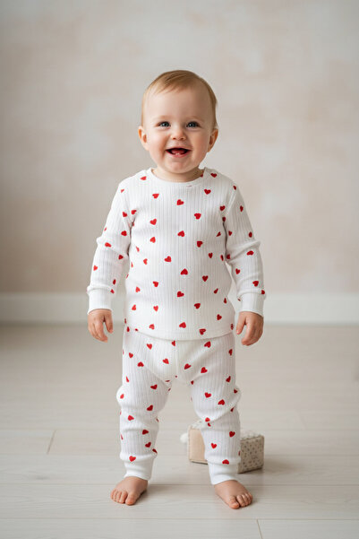 aden kids Set de pijamale pentru copii cu model din material textil