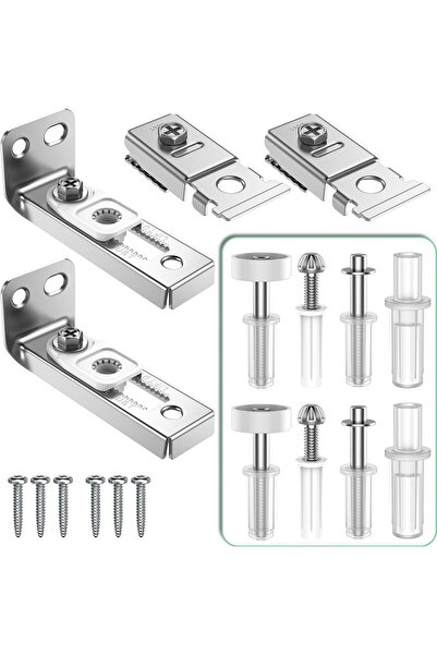 Arabest Hardware Repair Kit, Zinc Alloy Set for Closet/Pocket Doors, Easy Too...