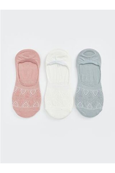 LC Waikiki Openwork Women's Ballerina Socks 3-Pack