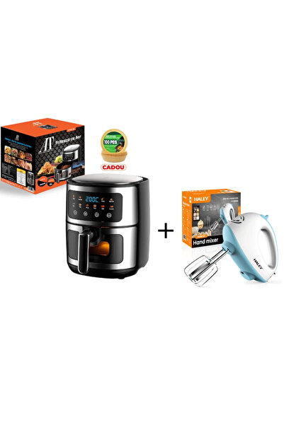 AT Performance ® 8L Hot Air Fryer + Haley 500W Mixer – Premium Kitchen Set + ...