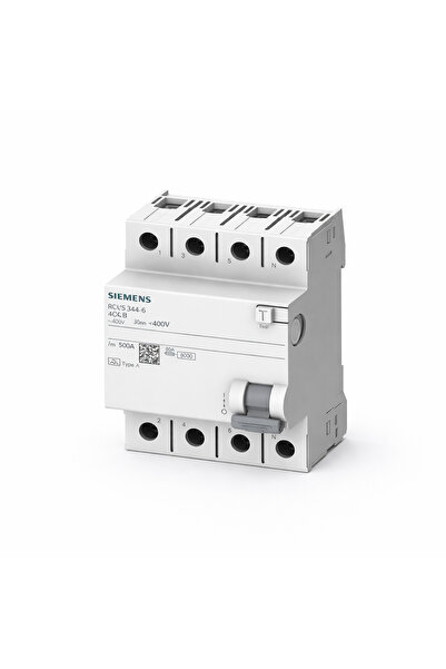 Siemens 5SV5346-6 30mA 3x63A Kaçak Akım Koruma Rölesi A Tip
