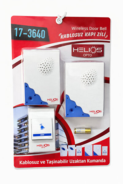 AYAZ ELEKTRİK 2Lİ KABLOSUZ ZİL 2 adet iç 1 adet dış KABLOSUZ ZİL MELODİLİ
