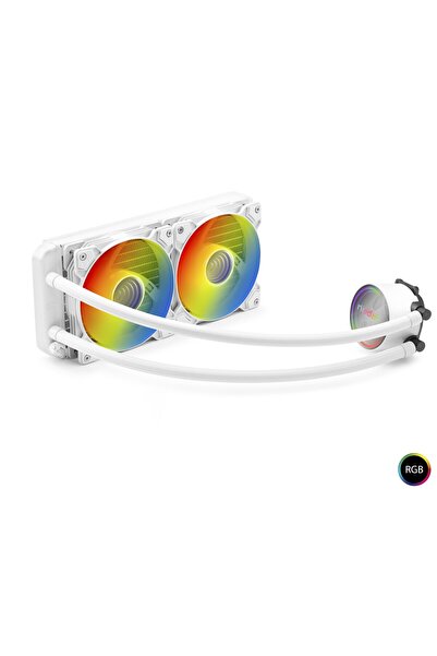 Skygo Argb Liquid Cooled Processor Fan 240 mm - White Nd2504