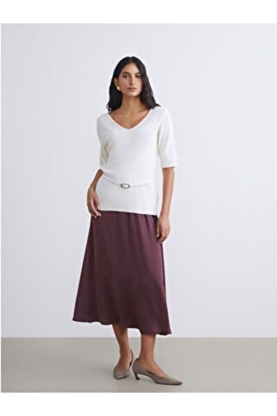 LC Waikiki Flared Skirt with Elastic Waist