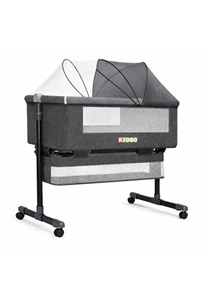 kidoo ® 6-in-1 Adjustable Crib for Babies – Cradle Travel Crib Storage Basket...