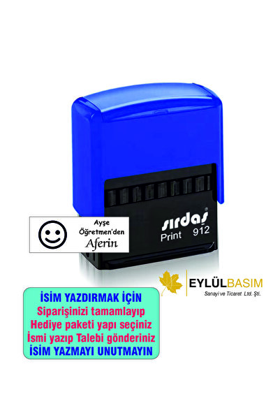 İsime Özel Öğretmen Kaşesi (912 SİYAH)