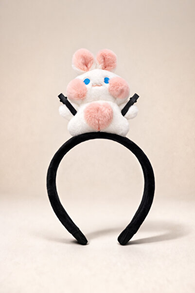 Katia&Bony Crown with rabbit accessory pink