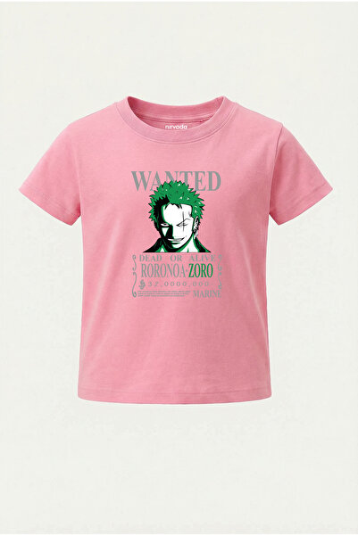 nirvoda Tricou pentru copii Wanted Roronoa Zoro Tricou pentru copii cu imprim...