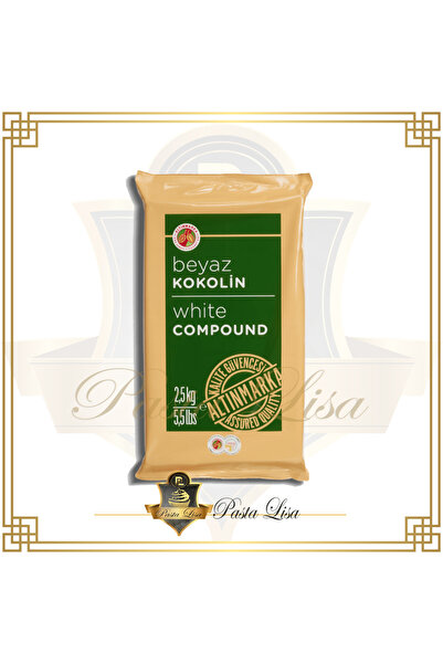lisapastacılık Altınmarka Konfiseri/Kokolin Kuvertür 2,5kg - Beyaz