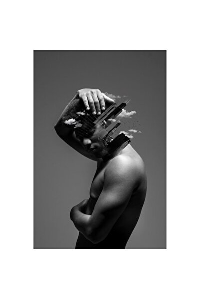 PIM Imprimeu abstract pe cerneală UV, 37x25cm