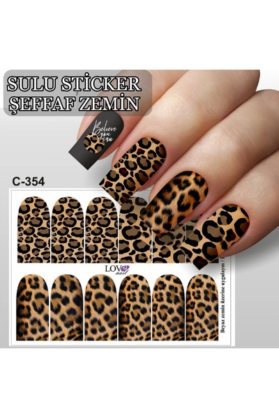 ECLAT TIRNAK STİCKERİ MERMER, DUMAN, YILAN (SULU TATTOO ÇIKARTMA) ŞEFFAF ZEMİN