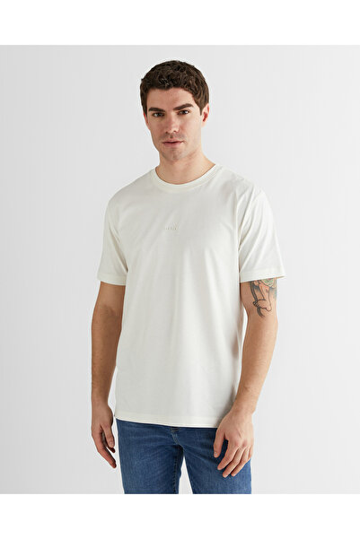 Gant Erkek Beyaz Kısa Kollu T-Shirt