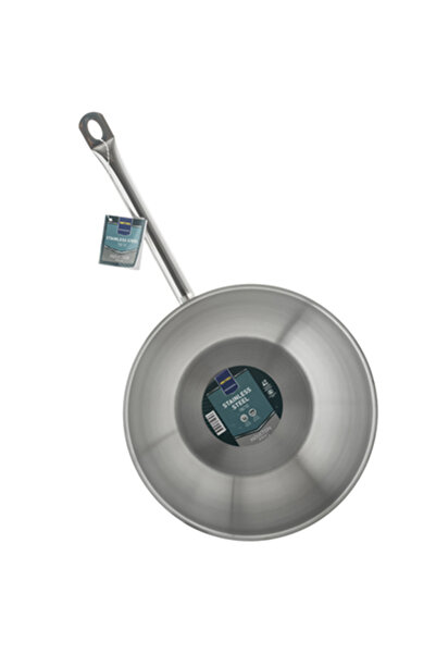 Metro Professional Professional stainless steel wok pan, satin finish, 30 cm